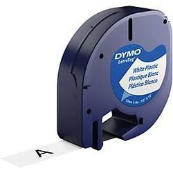 Schriftbandkassette für DYMO® Letra Tag, Kunststoff, 12mm, weiß