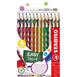 STABILO EASYcolors Buntstifte, 24er-Etui, mehrfarbig