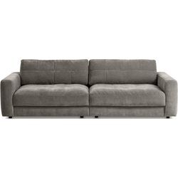 Big-Sofa BETYPE "Be Comfy" Sofas Gr. B/H/T: 264 cm x 84 cm x 111 cm, Breitcord, 264 cm x 111 cm (B x T), ohne Sitztiefenverstellung, grau (morel) XXL Sofas
