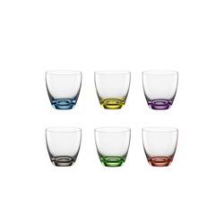 Becher Viva Colori aus Glas im 6er-Set aus Glas in bunt, 300 ml