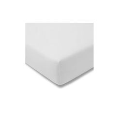 Spannbettlaken Fein Jersey, weiß, 100 x 200 cm