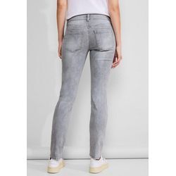STREET ONE Slim-fit-Jeans in grauer Waschung, grau