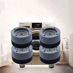 Waschmaschinen-Anti-Vibrations-Pad, 4 Stück, universelle Sockel-Stabilisatorfüße für Waschmaschinen-Kühlschrank-Zubehör, Großgeräte - Minkurow