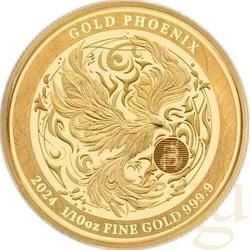 1/10 Unze Goldmünze Niue Phoenix 2024
