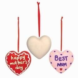 Herz Keramikkugeln (Box mit 4) Bastelaktivitäten Valentinstag