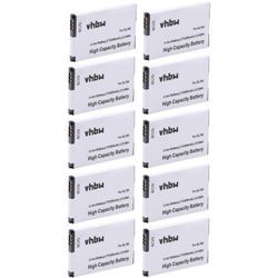 10x Akku kompatibel mit Siemens Gigaset SL750, SL750H, SL750H Pro, SL78, SL800H Pro schnurlos Festnetz Telefon (950 mAh, 3,7 v, Li-Ion) - Vhbw