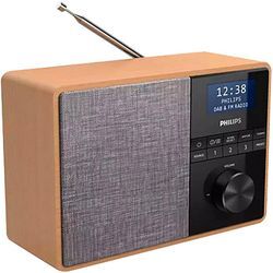 Philips TAR5505 Radio (Digitalradio (DAB), FM-Tuner, 5 W), braun