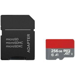 256GB MicroSDXC Speicherkarte mit A1-Spezifikation 150mb/s kompatibel mit Samsung Galaxy J7 J5 S5 LTE S10+, Note 4, A3