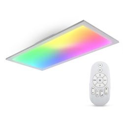 Deckenleuchte B.K.LICHT Lampen silberfarben LED Panels