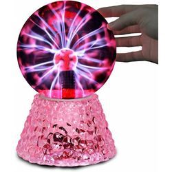 Magische 5-Zoll-Plasma Lampe, Kugel empfindlich auf Ton und Berührung, Flash Sphere Licht, Dekoration und Weihnachtsgeschenk, Kinder Nachtlicht
