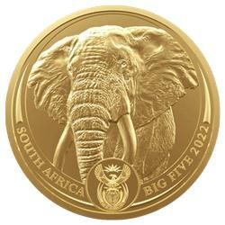1 Unze Gold The Big Five Elefant 2022