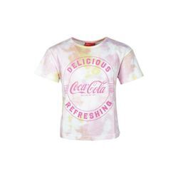 COCA COLA Print-Shirt Coca Cola Vintage Bunt T-Shirt Kinder Jugend Mädchen kurzes Shirt Gr. 134 bis 164