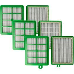 6x Staubsaugerfilter kompatibel mit AEG/Electrolux ZSC6940, ZSC69FD2, ZUG3901, ZUA384P, ZUAG3801, ZTI7635, ZU3375 Staubsauger - hepa Filter - Vhbw