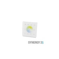 SYNERGY21 LED Stripe Dualweiß Wandpanel Controller Touch Glas 12-24V DMX EOS 03 schwarz