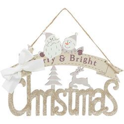 Fééric Lights And Christmas - Holz wort christmas l22cm - Feeric lights & christmas - golden