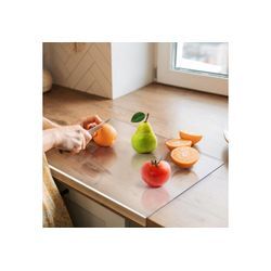 Coonoor Schneidebrett Acryl-Schneidebrett für die Küchentheke Transparent Anti-Rutsch