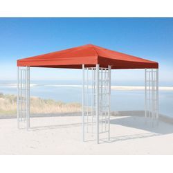 Quick Star Pavillon-Ersatzdach Rank, 260 g/m², für 300x300 cm, rot