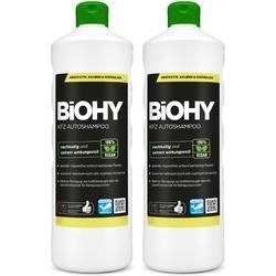BiOHY KFZ Autoshampoo , Autowaschmittel, Auto Shampoo, Schaumreiniger 2er Pack (2 x 1 Liter Flasche)