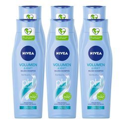 Nivea Pflegeshampoo Volumen & Kraft 250 ml, 6er Pack