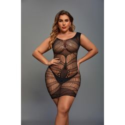 Sexy Curvy Kleid - Schwarz