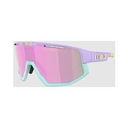 BLIZ Active Eyewear Fusion Small Matt Pastel Purple Sonnenbrille brown w pink multi
