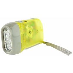 Handbetriebene LED-Taschenlampe - Gelb