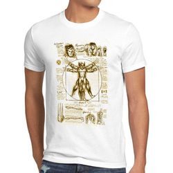 style3 Print-Shirt Herren T-Shirt Vitruvianischer Wolverine logan comic kino mutant klingen