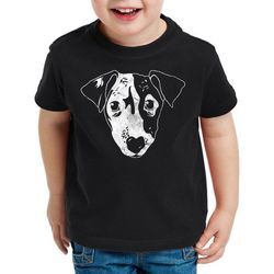 style3 Print-Shirt Kinder T-Shirt Dog Hund Haustier Tier jack russel terrier Hundegesicht kopf top