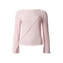 esmara® Damen Langarmshirt, leicht transparent, rosa
