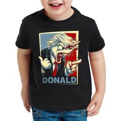 style3 Print-Shirt Kinder T-Shirt Der Donald vereinigte staaten von amerika usa