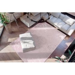 Teppich ME GUSTA "Bijou 225" Teppiche Gr. B/L: 200 cm x 290 cm, 20 mm, 1 St., grau (silberfarben, taupe) Esszimmerteppiche Glanz Effekt, Wohnzimmer