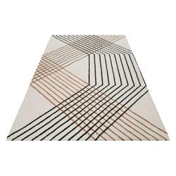 Teppich ESPRIT "Bass" Teppiche Gr. B/L: 160 cm x 230 cm, 8 mm, 1 St., beige Esszimmerteppiche modern, nachhaltig, handgetuftet, Linien Muster, Wohn-, Schlafzimmer