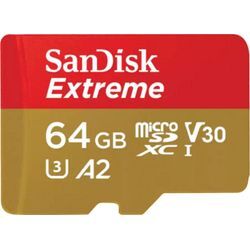 Sandisk Extreme 4K microSD Karte Memory Card 32GB 64GB 128GB 256GB 512GB Speicherkarte (64 GB)