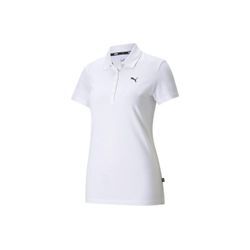 PUMA Poloshirt Essentials Poloshirt Damen, weiß