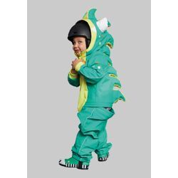 Softshelloverall WEEDO "Monster" Gr. 92, Normalgrößen, grün (monster green) Jungen Overalls Praktischer Funktionsanzug, wasserdicht, atmungsaktiv