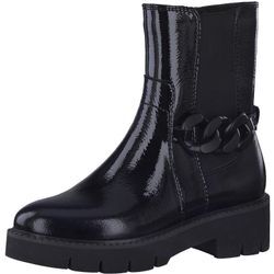 Stiefelette TAMARIS COMFORT Gr. 38, schwarz Damen Schuhe Reißverschlussstiefeletten mit modischer Zierkette