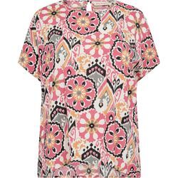 Wasabi CONCEPT Shirtbluse "WA-Freja 2", Rundhals, für Damen, pink, M