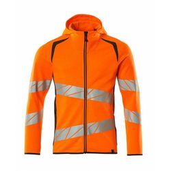 Sweatshirt mit Kapuze, moderne Passform Kapuzensweatshirt Gr. 4XL, hi-vis orange/dunkelanthrazit - Mascot