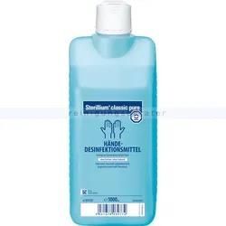 Bode Sterillium classic pure 1 L, PZN 4818401 Farbstoff- und parfümfrei, für alle Bereiche geeignet