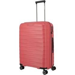 travelite Reisekoffer Mooby Trolley 66 cm erweiterbar 4 Rollen 73 l - Rot