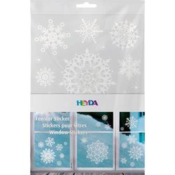 Heyda Fenster-Sticker "Schneeflocken"