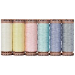 Mettler Silk Finish Cotton "Pastell", Stärke: 40, Inhalt: 6x 150 m