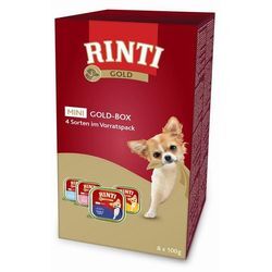 Rinti Gold Mini Goldbox 4 x 8 x 100g Hundefutter