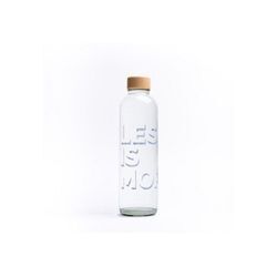 yogabox Trinkflasche CARRY 0.7 l LESS IS MORE GLAS