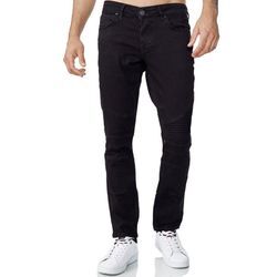 Tazzio Slim-fit-Jeans 16517 in cooler Biker-Optik