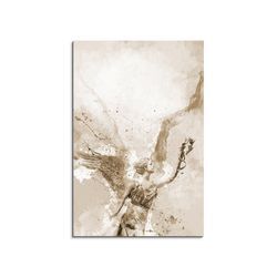 Sinus Art Leinwandbild Goetten des Sieges 90x60cm Aquarell Art Leinwandbild Sepia