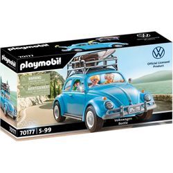 Playmobil® Konstruktions-Spielset Volkswagen Käfer (70177), (52 St), VW Lizenz, blau