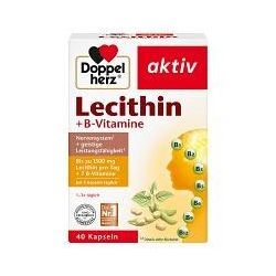 DOPPELHERZ Lecithin + B-Vitamine Kapseln 40 St
